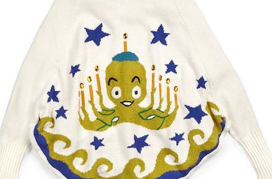 Whoopi Goldberg designed a collection of holiday-themed sweaters for Lord & Taylor. (Twitter/via JTA) Whoopi Goldberg designed a collection of holiday-themed sweaters for Lord & Taylor. (Twitter/via JTA)