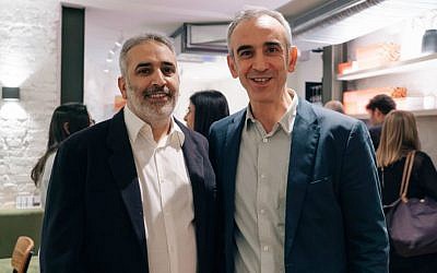 Adrian Daniel, left, and Michael Daniel, co-owners of The Gate restaurants in London. (Courtesy)
