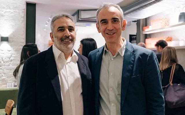 Adrian Daniel, left, and Michael Daniel, co-owners of The Gate restaurants in London. (Courtesy)