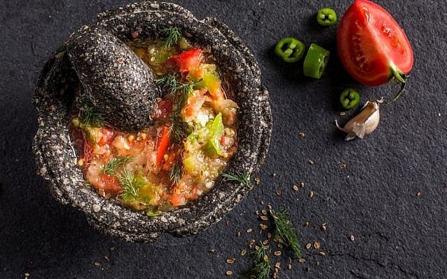 Image of the daka gazawia dish. (Credit: Asaf Ambram)
