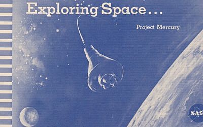 John Glenn responded to Ruth Ellen Gruber’s letter to him, which she wrote as a young girl. He included a pamphlet on NASA’s Project Mercury. (Courtesy of Ruth Ellen Gruber)