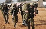 IDF soldiers take part in a training exercise on October 26, 2010. (Michal Shvadron/IDF spokesperson/Flash90)