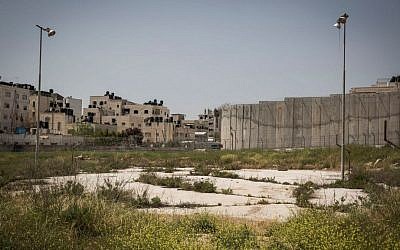 View of the Palestinian village of a-Ram, a Palestinian neighborhood in East Jerusalem. April 7, 2015. (Hadas Parush/Flash90)