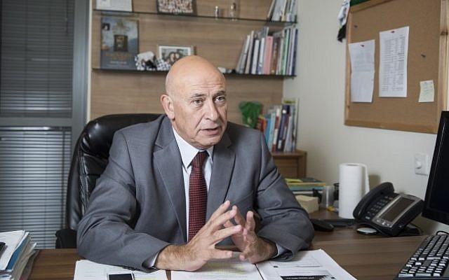 Joint (Arab) List member Basel Ghattas at his office at the Knesset in Jerusalem, on November 3, 2015. (Hadas Parush/Flash90) Joint (Arab) List member Basel Ghattas at his office at the Knesset in Jerusalem, on November 3, 2015. (Hadas Parush/Flash90)