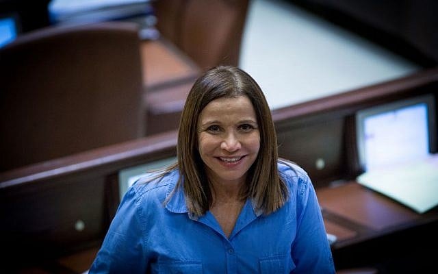 Zionist Union parliament member Shelly Yachimovich at the Knesset. July 25, 2016. (Yonatan Sindel/Flash90)