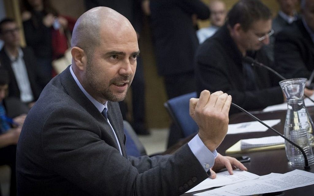 Likud MK Amir Ohana attends a Knesset debate on December 28, 2016. (Miriam Alster/FLASH90)