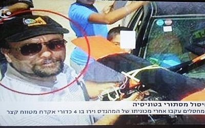 Mohammed Al-Zoari, a Tunisian scientist with ties to Hamas killed near his home in the Tunisian city of Sfax on Thursday, December 15, 2016. (Screen capture Channel 10) Mohammed Al-Zoari, a Tunisian scientist with ties to Hamas killed near his home in the Tunisian city of Sfax on Thursday, December 15, 2016. (Screen capture Channel 10)