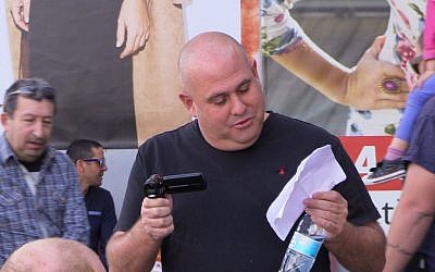Corey Gil-Schuster travels Israel and the West Bank interviewing Israelis and Palestinians. The questions come from his global YouTube audience. (Iacopo Luzi/Times of Israel)