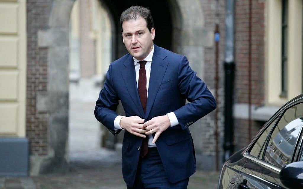 Dutch Deputy Prime Minister Lodewijk Asscher arriving at the Ministry of General Affairs, December 5, 2014. (Jaap Arriens/Pacific Press/LightRocket via Getty Images/JTA) Dutch Deputy Prime Minister Lodewijk Asscher arriving at the Ministry of General Affairs, December 5, 2014. (Jaap Arriens/Pacific Press/LightRocket via Getty Images/JTA)