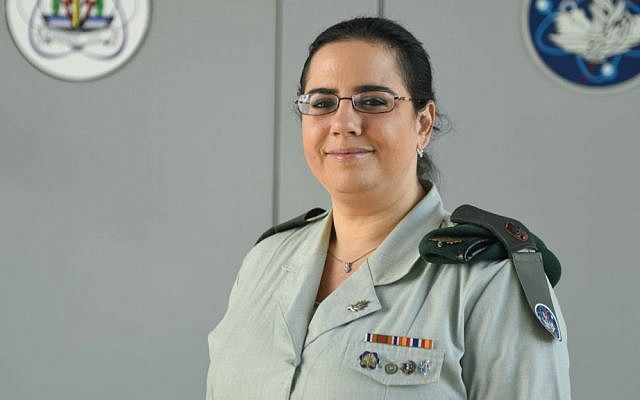 IDF's Maj. Dana Shachar, in charge of setting up the army's new cyber defense academy that is scheduled to open in Jan. 2017 (Courtesy IDF's spokesperson's office)