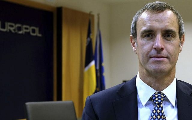 Europol director Rob Wainwright poses for a picture during an interview in The Hague, Netherlands, Friday, Dec. 2, 2016 (AP Photo/Mike Corder) Europol director Rob Wainwright poses for a picture during an interview in The Hague, Netherlands, Friday, Dec. 2, 2016 (AP Photo/Mike Corder)