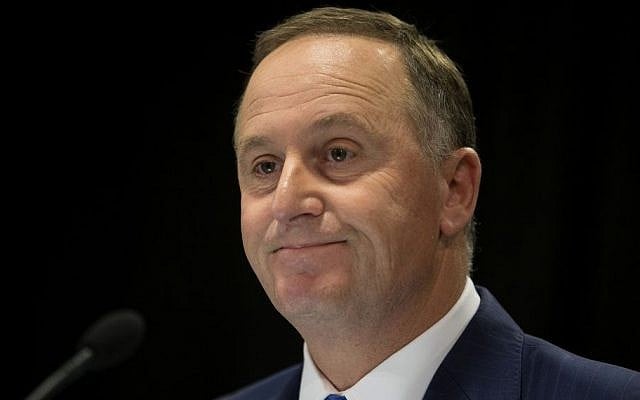 New Zealand Prime Minister John Key announces his decision to resign and stand-down from politics at a press conference in Wellington, New Zealand, December 5, 2016. (Mark Mitchell/New Zealand Herald via AP) New Zealand Prime Minister John Key announces his decision to resign and stand-down from politics at a press conference in Wellington, New Zealand, December 5, 2016. (Mark Mitchell/New Zealand Herald via AP)