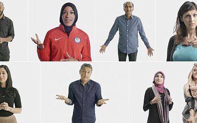 Clockwise from top left: Omar Regan, Ibtihaj Muhammad, Iqbal Theba, Zahra Noorbakhsh, Amani Al-Khatahtbeh, Linda Sarsour, Reza Aslan, Dena Takruri. (Courtesy 'Secret Life of Muslims')