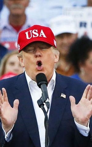 President-elect Donald Trump speaks during a rally at the Ladd–Peebles Stadium, Saturday, Dec. 17, 2016, in Mobile, Alabama. (AP Photo/Brynn Anderson)