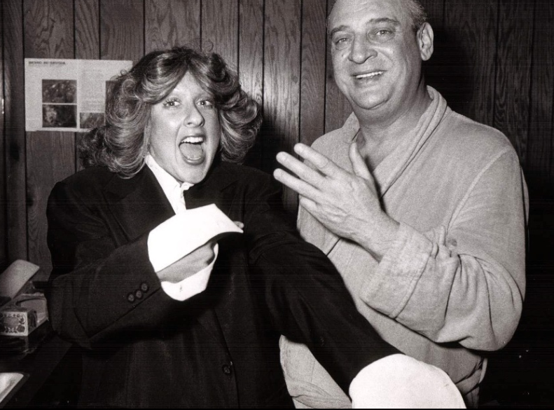 Elayne Boosler and Rodney Dangerfield, circa 1974 (Courtesy Elayne Boosler)