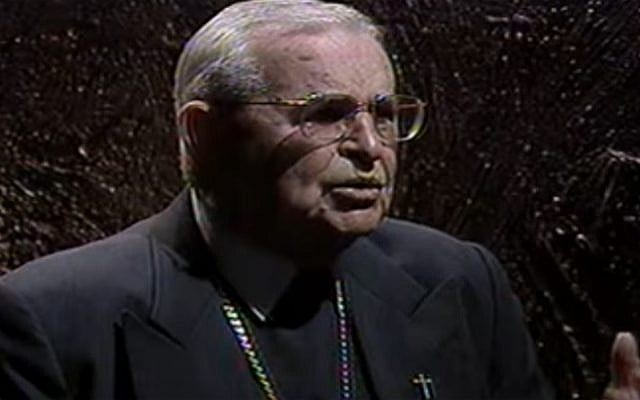 Cardinal Paulo Evaristo Arns in 2011 (screen capture: YouTube)