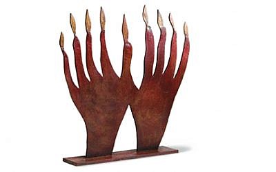 Menorah by Roland Topor. (Courtesy of La Triennale di Milano)