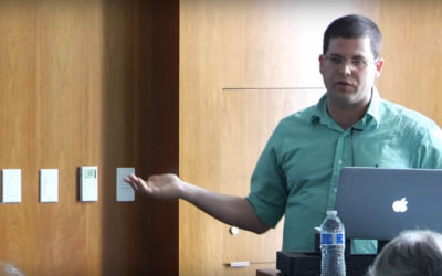 Dov Katz, a top engineer at Facebook's Oculus VR (Screen capture: YouTube)
