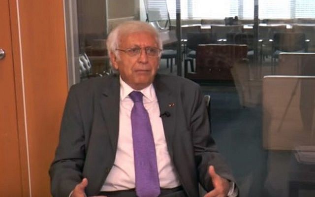 Image of the Ecuadorean representative to the United Nations Horacio Sevilla Borja taken from a September 2, 2016 interview. (screen capture: YouTube)
