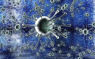 Illustrative computer virus. (istock)