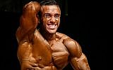 Kobi Ifrach competing in the Junior Mr. Universe in Birmingham, England, Oct. 30, 2016. (Courtesy of Kobi Ifrach)