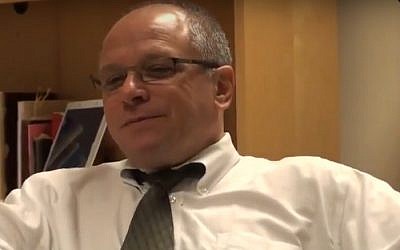 Rabbi Jack Paskoff (screen capture: YouTube)