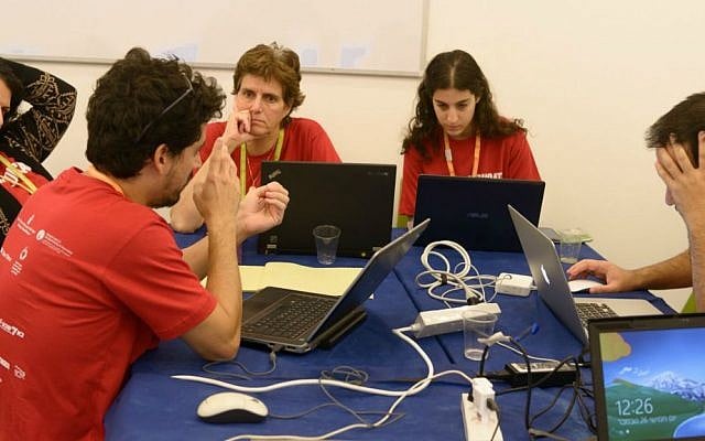 Students take part in 30-hour development hackathon at Ben-Gurion University in Nov. 2015 (Courtesy: Dani Machlis) Students take part in 30-hour development hackathon at Ben-Gurion University in Nov. 2015 (Courtesy: Dani Machlis)