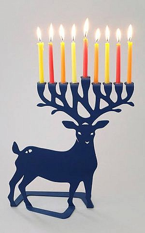Oy Deer Menorah by Alef Objects (Alef Objects)