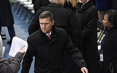 Donald Trump's National Security Adviser Gen. Michael Flynn arrives on the West Front of the US Capitol on January 20, 2017 in Washington, DC. (Chip Somodevilla/Getty Images/AFP)