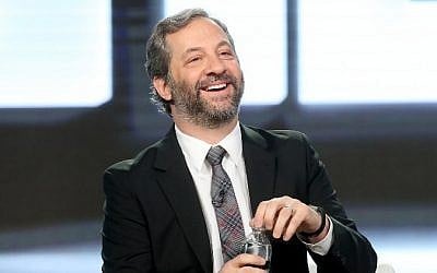 Judd Apatow at the 2017 Winter Television Critics Association Press Tour at the Langham Hotel, in Pasadena, California January 14, 2017. (Frederick M. Brown/Getty Images/AFP)