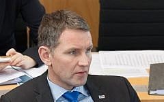Bjoern Hoecke in the Thuringia state parliament in 2016. (CC BY-SA Olaf Kosinsky via Wikimedia Commons)