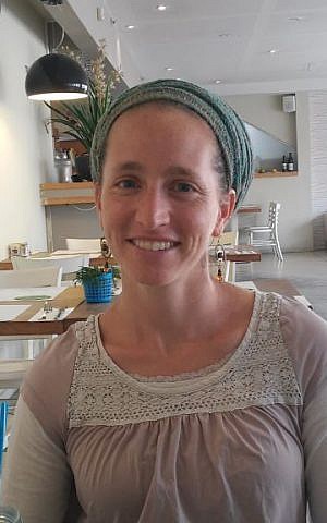 "Soulful Parenting" facilitator Maayan Rabinovich (Simona Weinglass/The Times of Israel)