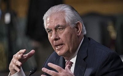 Secretary of State-designate Rex Tillerson testifies on Capitol Hill in Washington, Wednesday, Jan. 11, 2017, at his confirmation hearing before the Senate Foreign Relations Committee. (AP Photo/J. Scott Applewhite)