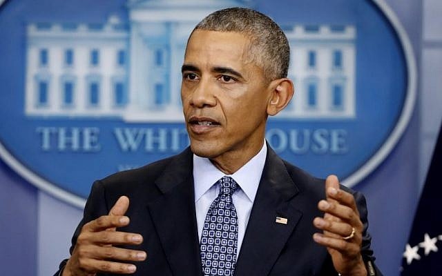 President Barack Obama speaks during his final presidential news conference, January 18, 2017, in the briefing room of the White House in Washington. (AP Photo/Pablo Martinez Monsivais) President Barack Obama speaks during his final presidential news conference, January 18, 2017, in the briefing room of the White House in Washington. (AP Photo/Pablo Martinez Monsivais)