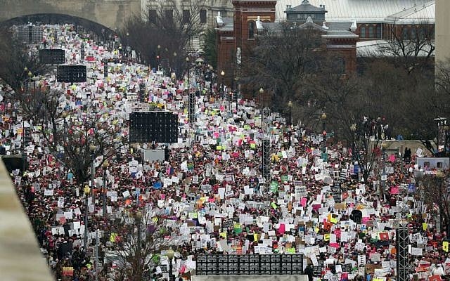 A crowd fills Independence Avenue during the Women's March on Washington, Saturday, Jan. 21, 2017 in Washington. (AP Photo/Alex Brandon) A crowd fills Independence Avenue during the Women's March on Washington, Saturday, Jan. 21, 2017 in Washington. (AP Photo/Alex Brandon)