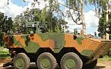 Elbit's RWCS on a Guarani Vehicle of the Brazilian army (Courtesy)