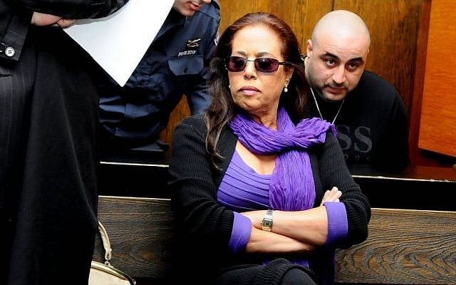 Singer Margalit Tzanani sits in the courtroom of the Tel Aviv District Court, November 27, 2011. (Yossi Zeliger/FLASH90) 