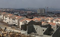 Building in 2014 at the settlement of Ariel (Flash 90)