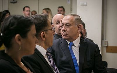 Prime Minister Benjamin Netanyahu at a press conference at the Prime Minister's Office in Jerusalem, December 28, 2016. (Ohad Zwigenberg/POOL)