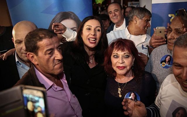 Likud's Culture Minister Miri Regev (C) attends a party retreat in the southern resort city of Eilat, on January 26, 2017. (Noam Revkin Fenton/Flash90) Likud's Culture Minister Miri Regev (C) attends a party retreat in the southern resort city of Eilat, on January 26, 2017. (Noam Revkin Fenton/Flash90)