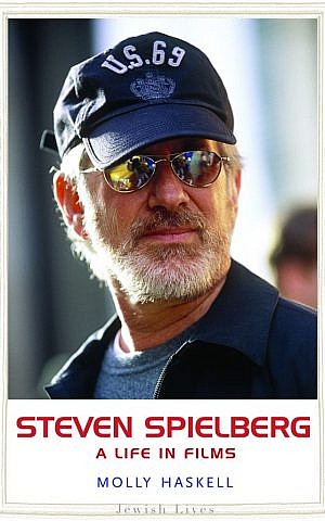 Jacket cover of 'Steven Spielberg: A Life in Films' by film critic Molly Haskell. (Courtesy)