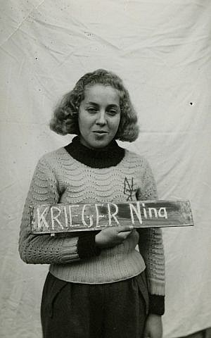 Orphaned of her mother several years before, Nina Krieger managed to hide in the forest outside of Lwow, Poland while her father and siblings were subjected to Nazi horrors. (Courtesy MJH)