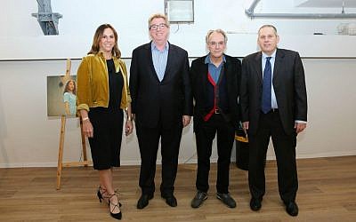NGT3 partners, from right to left: Zohar Gendler, Managing Partner & CEO, Dr. Salvador Pascual, founder and owner of the Jose Manuel Pascual Company, Gary Jacobs, Managing Director of Jacobs Investment Company LLC and Noreen Gordon Sablotsky, VP portfolio development, Jacobs investment Company LLC (Courtesy: Hamudi Kasas)