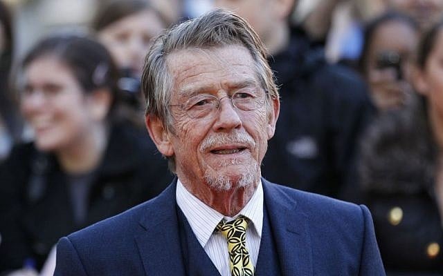 This Sep. 13, 2011, shows British actor and cast member John Hurt arriving for the UK film premiere of "Tinker Tailor Soldier Spy" at the BFI Southbank in London. (AP Photo/Sang Tan, File) This Sep. 13, 2011, shows British actor and cast member John Hurt arriving for the UK film premiere of "Tinker Tailor Soldier Spy" at the BFI Southbank in London. (AP Photo/Sang Tan, File)
