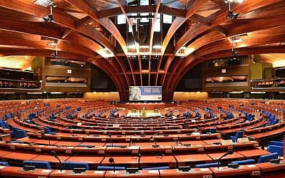The Council of Europe's Parliamentary Assembly hemicycle (Adrian Grycuk / Wikipedia)