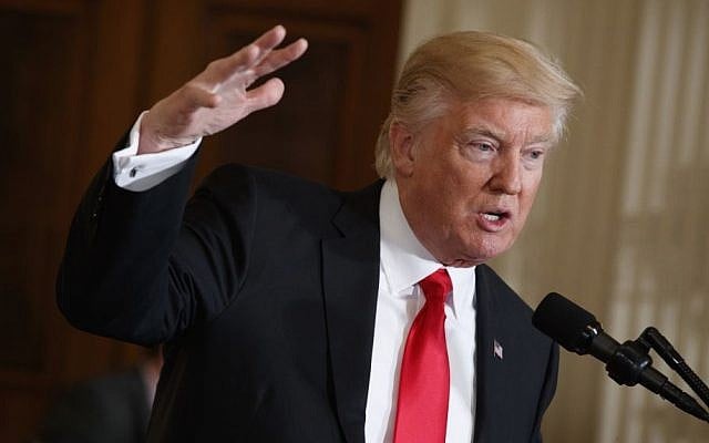 President Donald Trump speaks during a joint news conference with British Prime Minister Theresa May in the East Room of the White House, Friday, Jan. 27, 2017, in Washington. (Evan Vucci/AP) President Donald Trump speaks during a joint news conference with British Prime Minister Theresa May in the East Room of the White House, Friday, Jan. 27, 2017, in Washington. (Evan Vucci/AP)