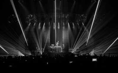 From a Jean-Michel Jarre concert (Courtesy Jean Michel Jarre Facebook page)