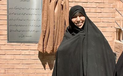 Spokeswoman for the Popular Front of the Forces of the Islamic Revolution and former Iranian health minister Marzieh Vahid-Dastjerdi. (CC BY-SA, Wikimedia Commons)