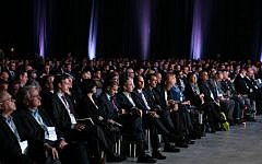 Participants at Israel's CyberTech 2016 conference (Courtesy: Gilad Kavalerchik)