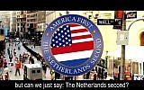 Screen shot from a spoof promotional video for the Netherlands from the Dutch television talk show 'Sunday with Lubach.' (YouTube screen capture)